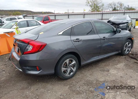2019 Honda Civic Lx from USA, damaged, VIN 2HGFC2E6XKH567312